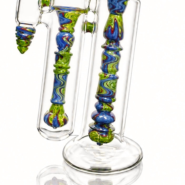 Blazed Worked Double Bubbler - Creepy Crawlers