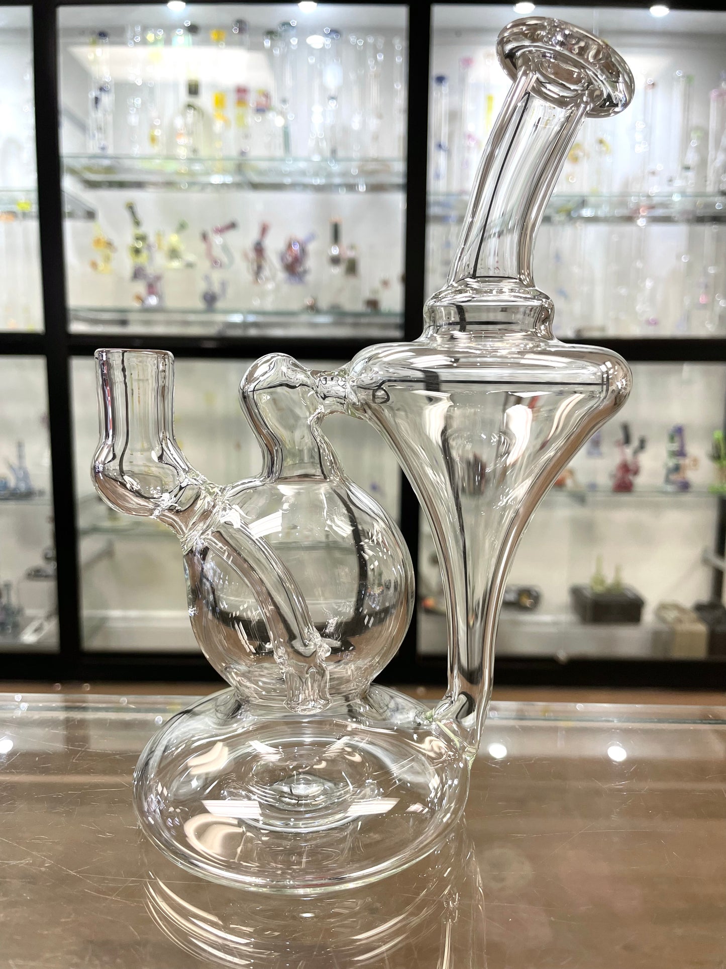 Mastah Glass 14mm Clear Recycler