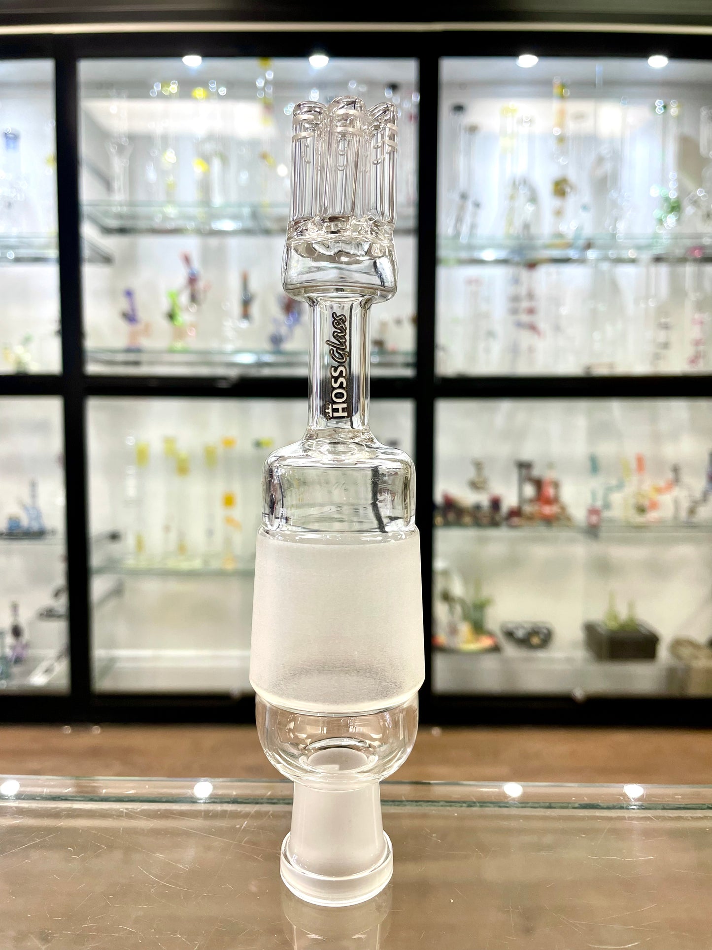 Hoss Downstem 45mm 6Arm 16cm Clear