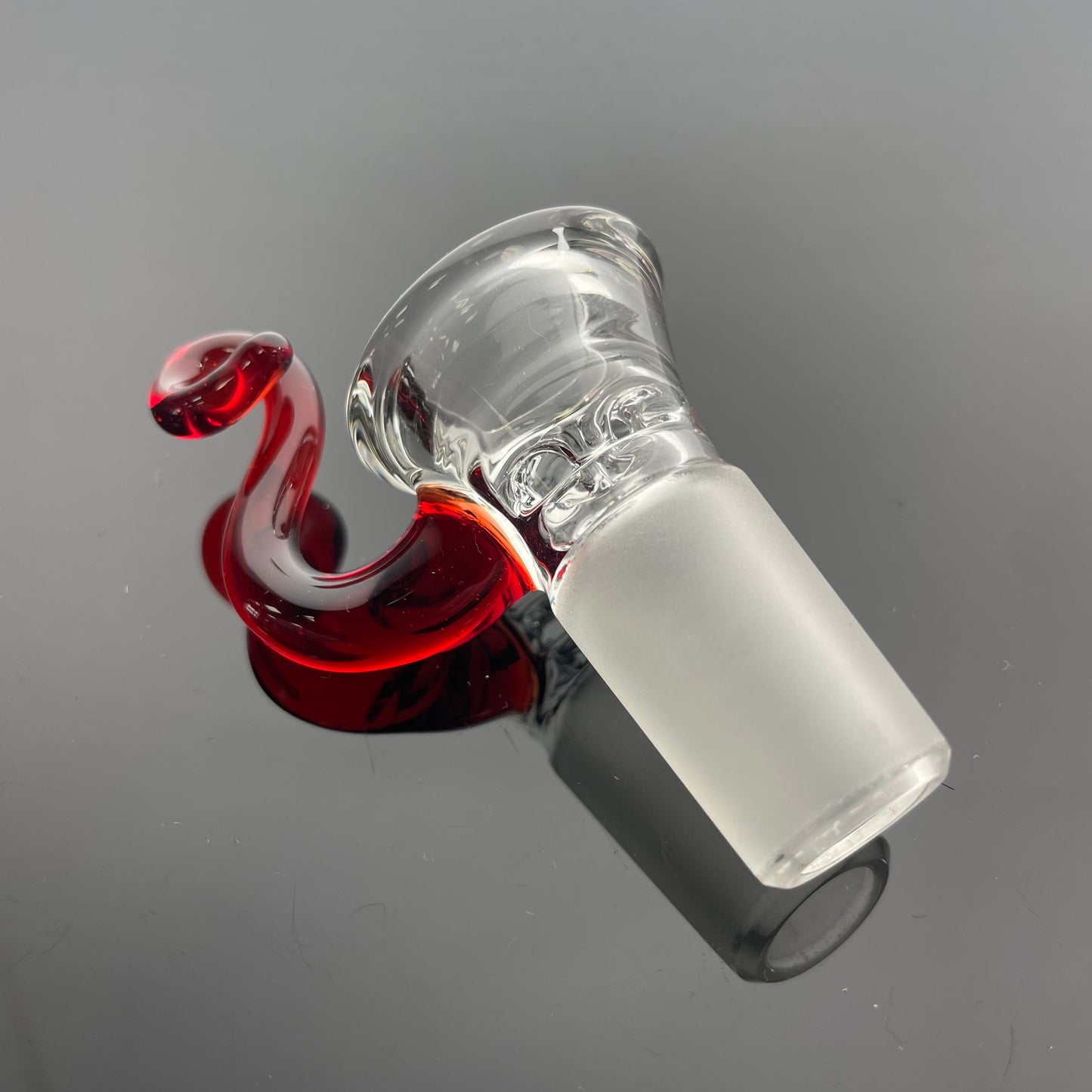 Discobox Clear Bowl w/ Horn 18mm 4 Hole