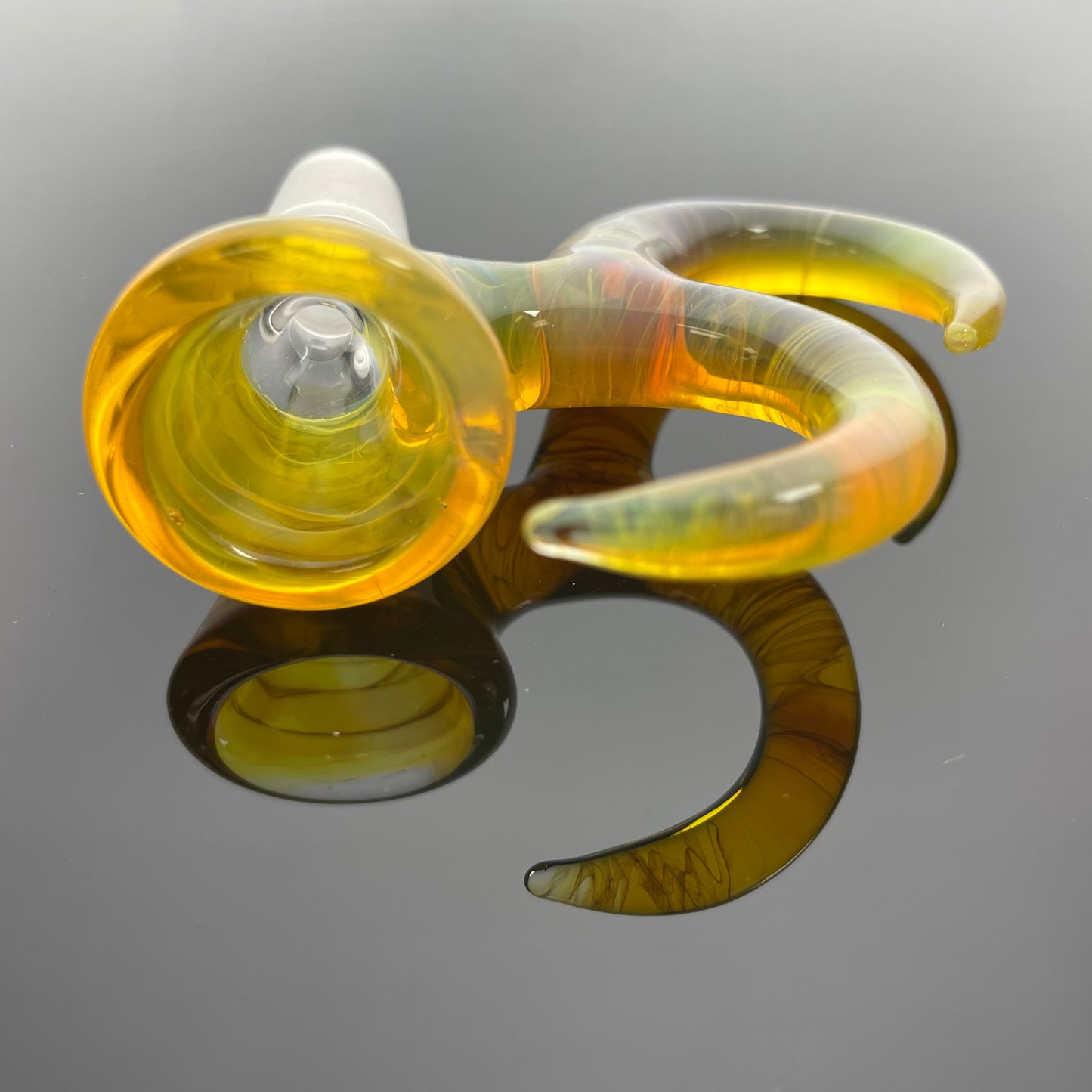 Gump Glass Bowl 2 Horn 14mm 1 Hole