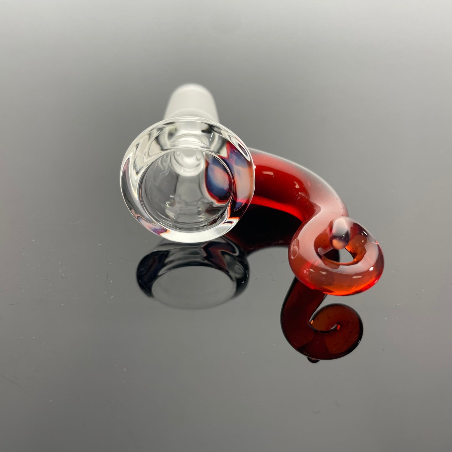 Discobox Clear Bowl w/ Horn 14mm 1 Hole