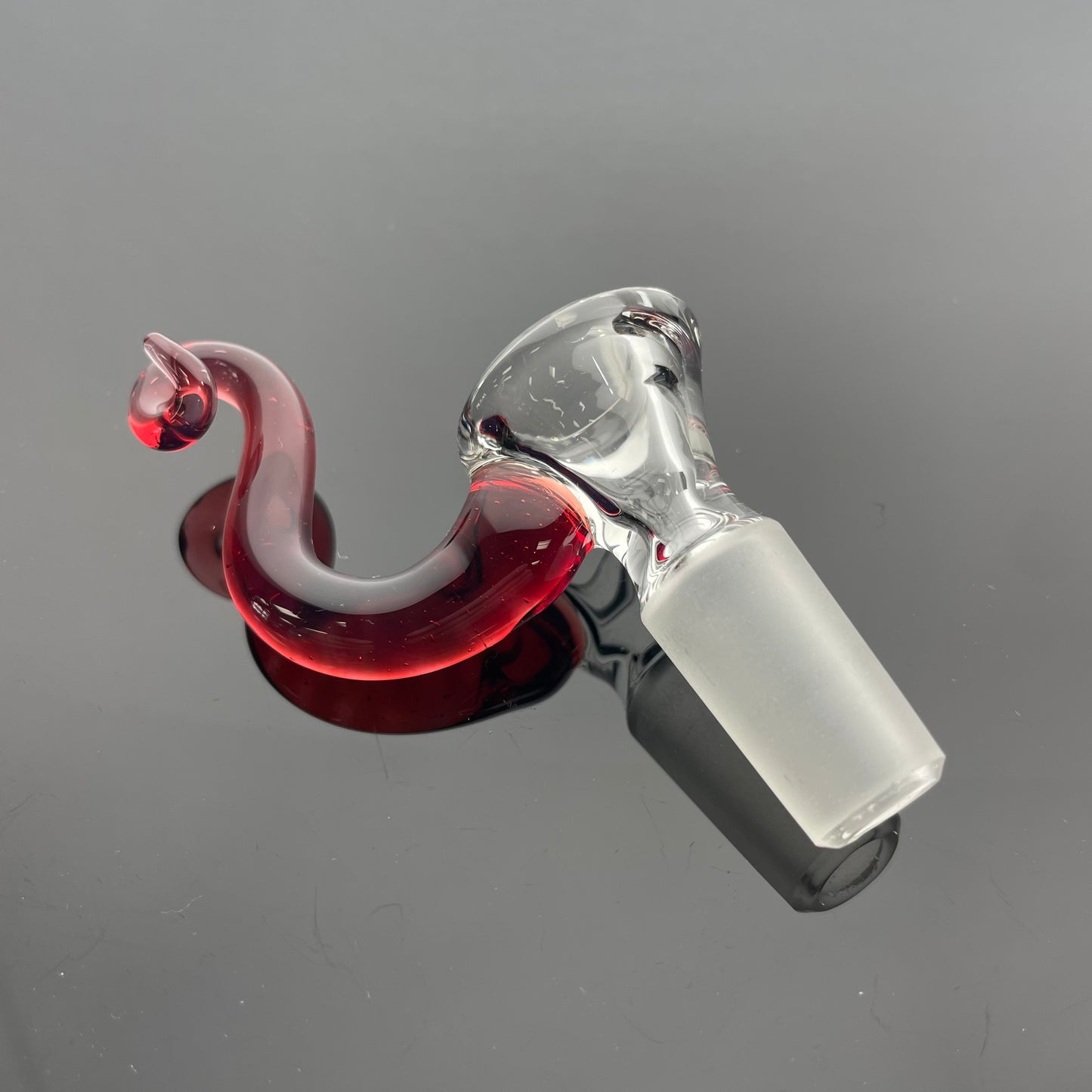 Discobox Clear Bowl w/ Horn 14mm 1 Hole