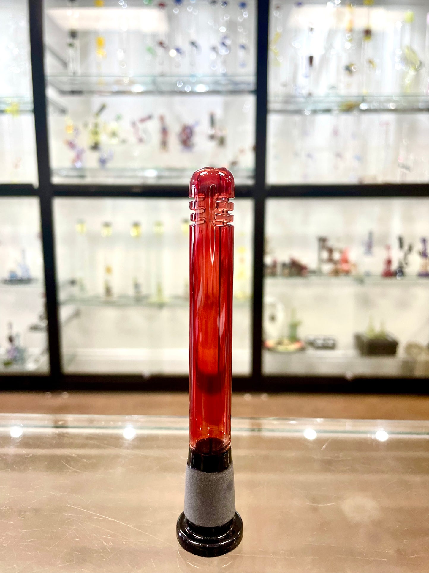 18mm-14mm Colour Worked Diffused Downstem  - Various Lengths