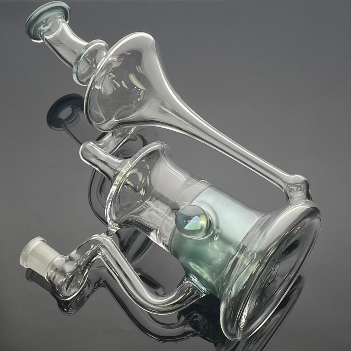 Green Belt Colour Accented Recycler - Neptunium