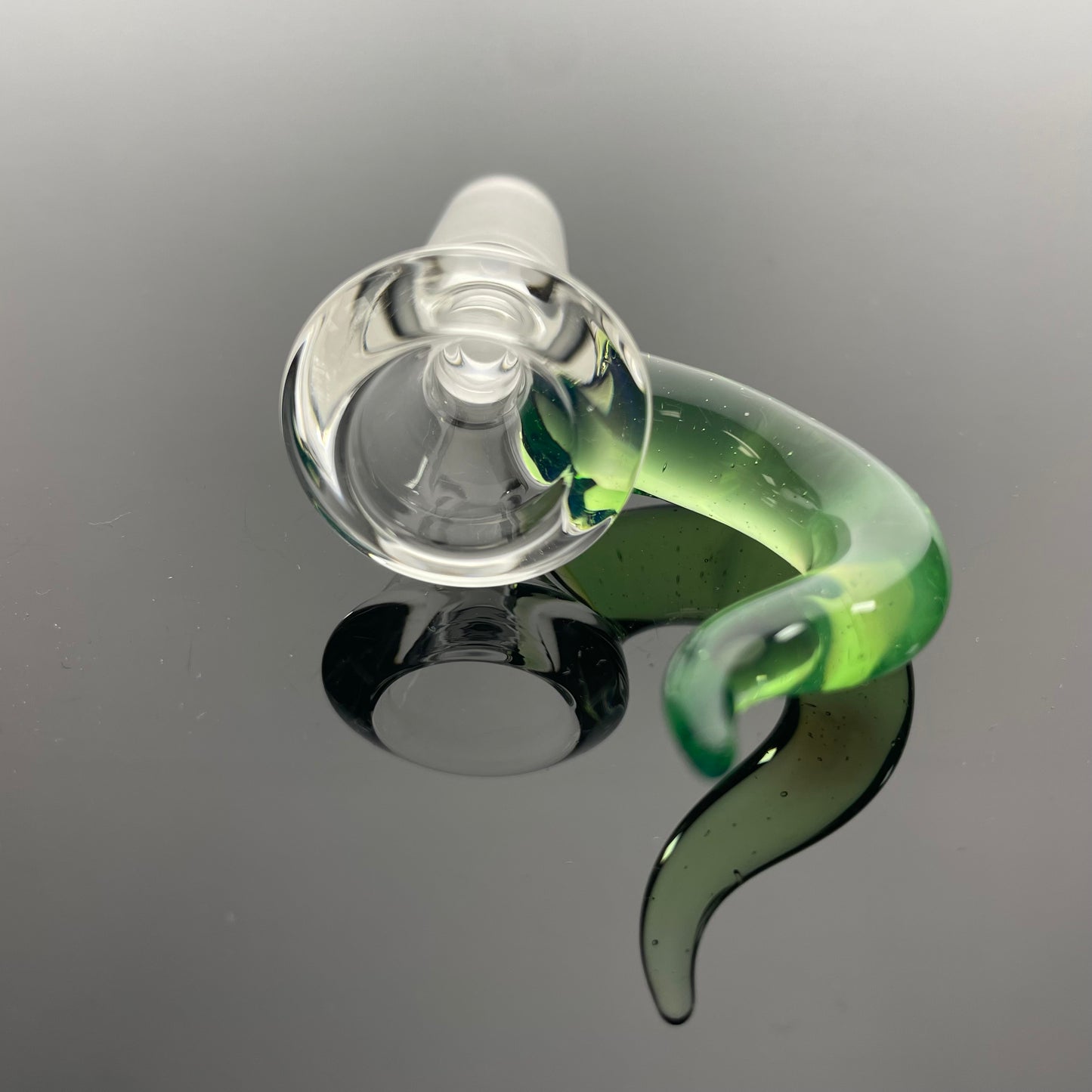 Discobox Clear Bowl w/ Horn 14mm 1 Hole