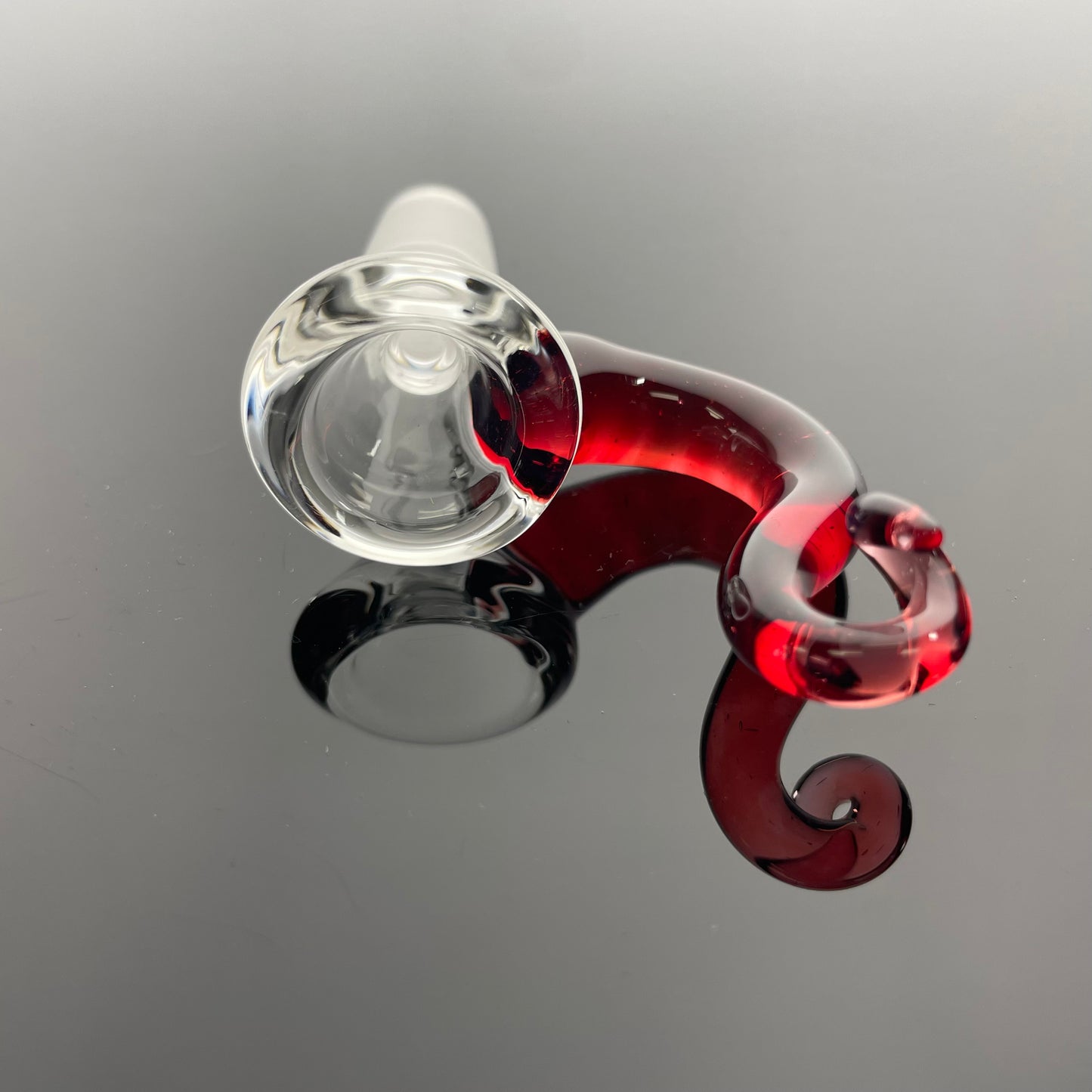 Discobox Clear Bowl w/ Horn 14mm 1 Hole