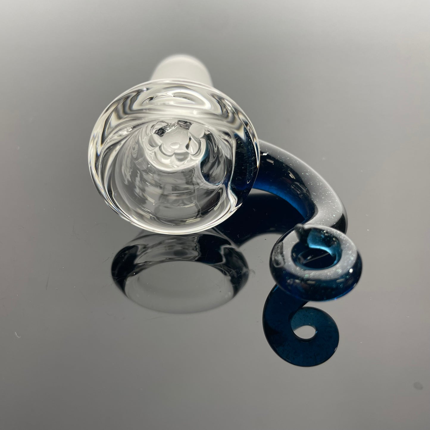 Discobox Clear Bowl w/ Horn 18mm 4 Hole