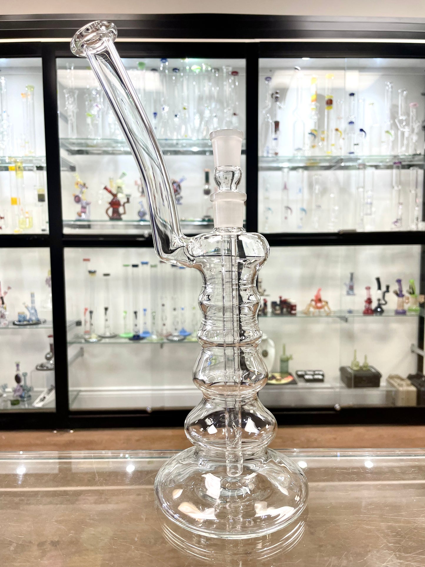 Mastah Glass Clear 18mm Bubbler w/ Removable Stem