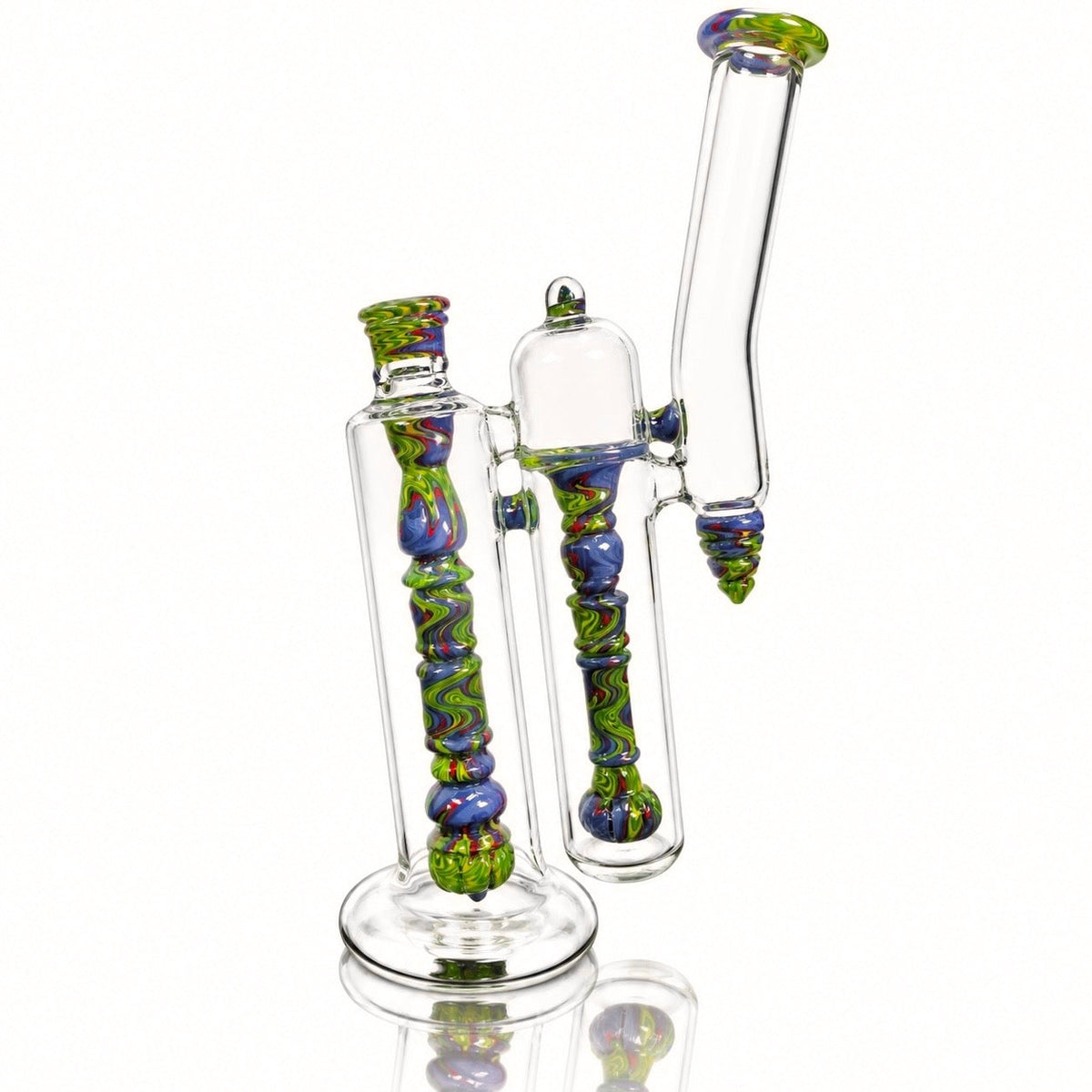 Blazed Worked Double Bubbler - Creepy Crawlers