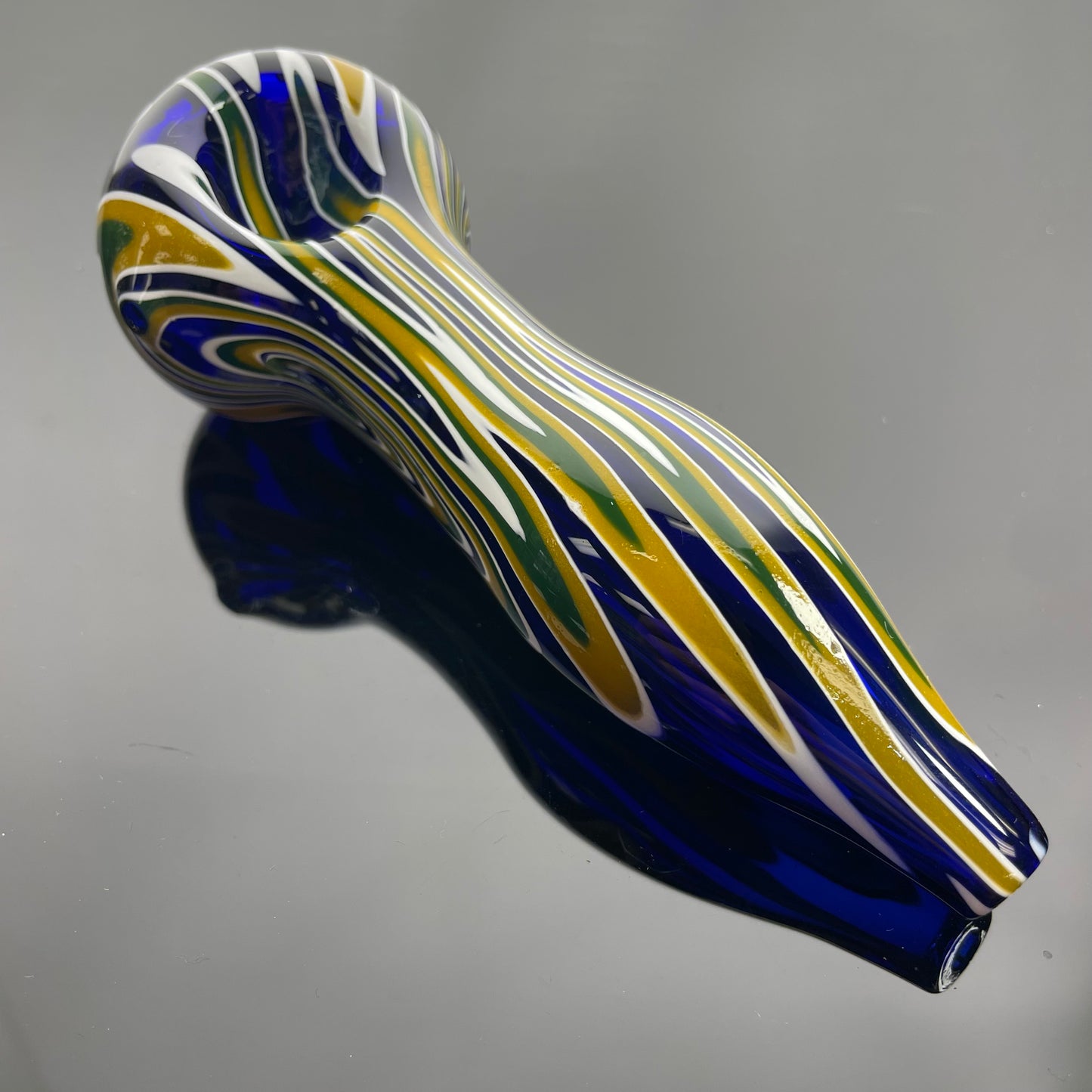 Unbranded 5" Eternal Flame Glass Hand Pipe - Various Colours