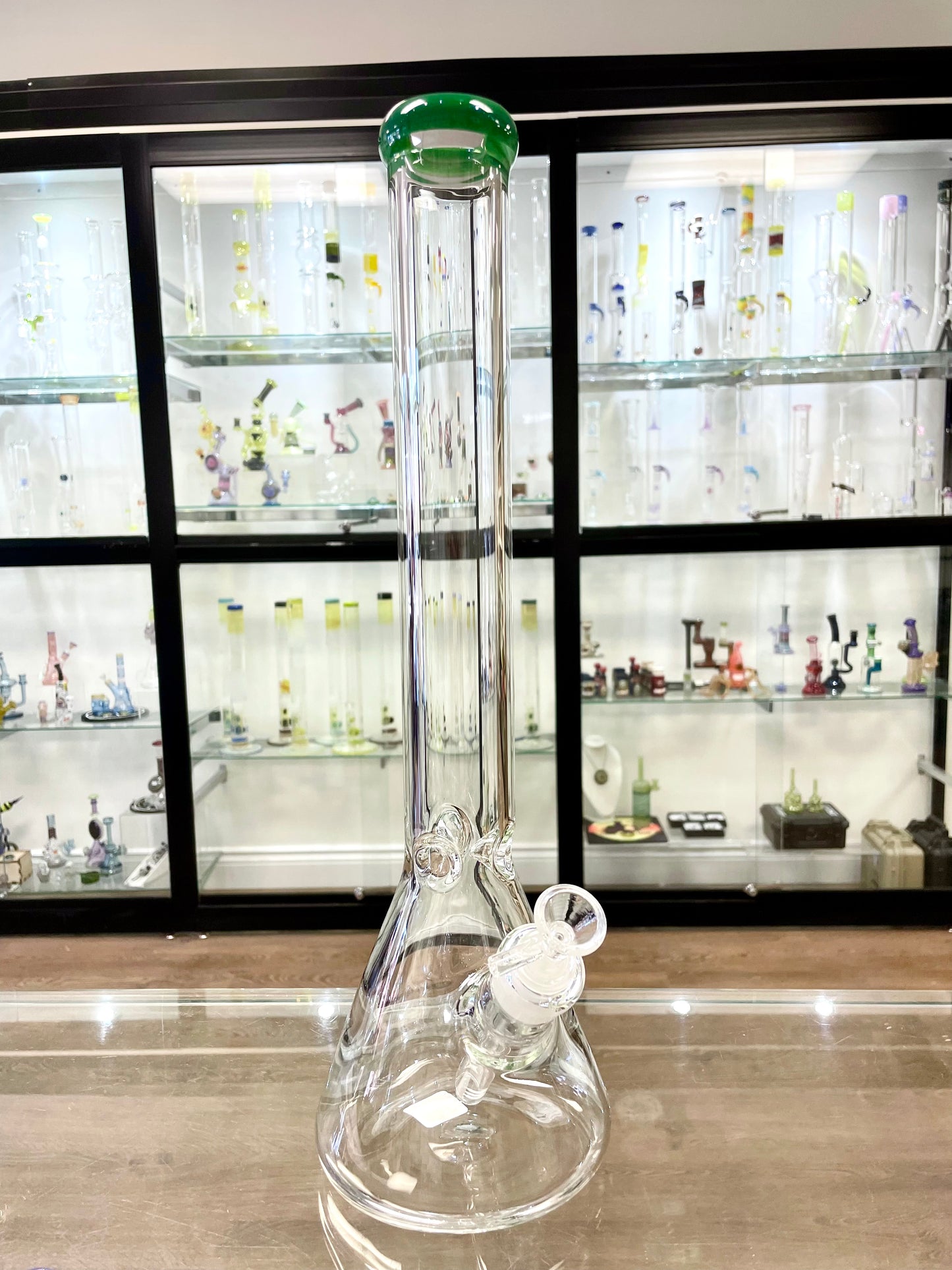 Classic 18" 7mm No Logo Beaker w/ Colour Accents