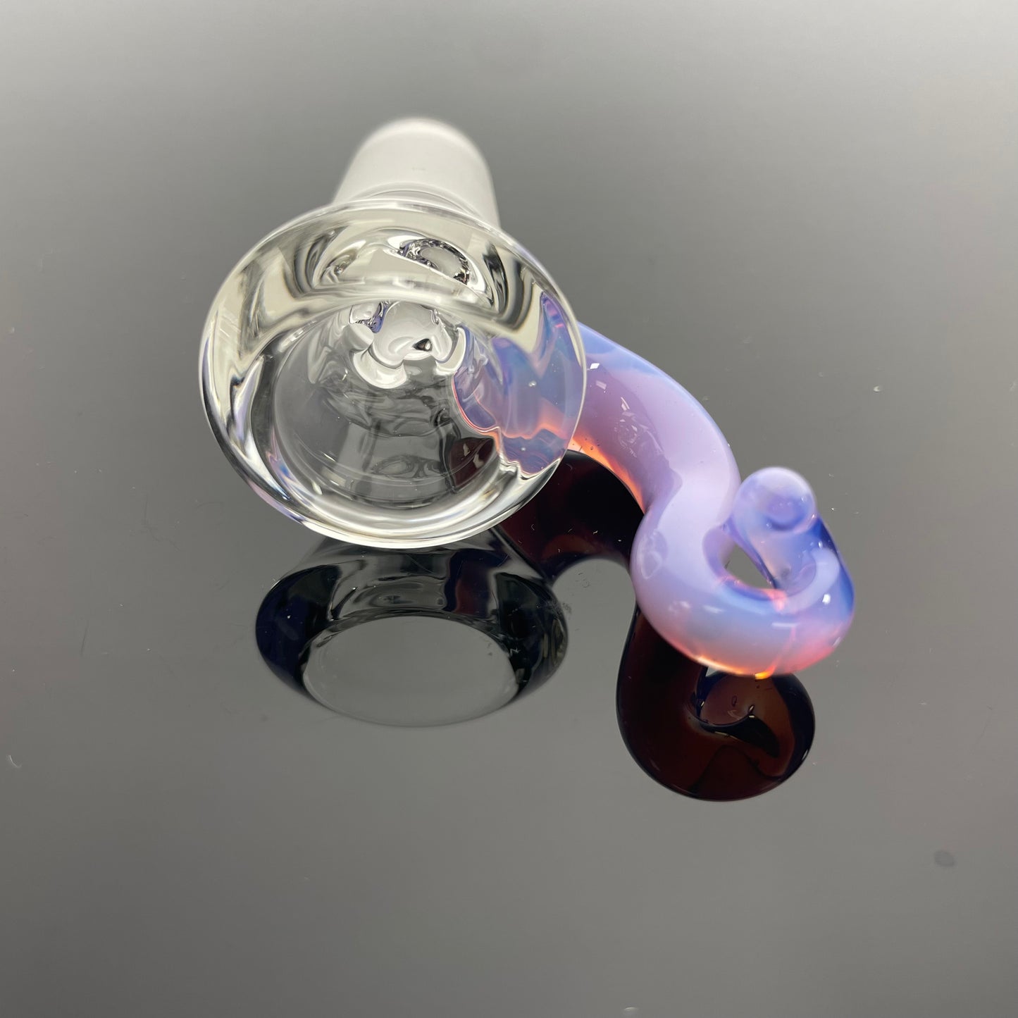 Discobox Clear Bowl w/ Horn 18mm 4 Hole