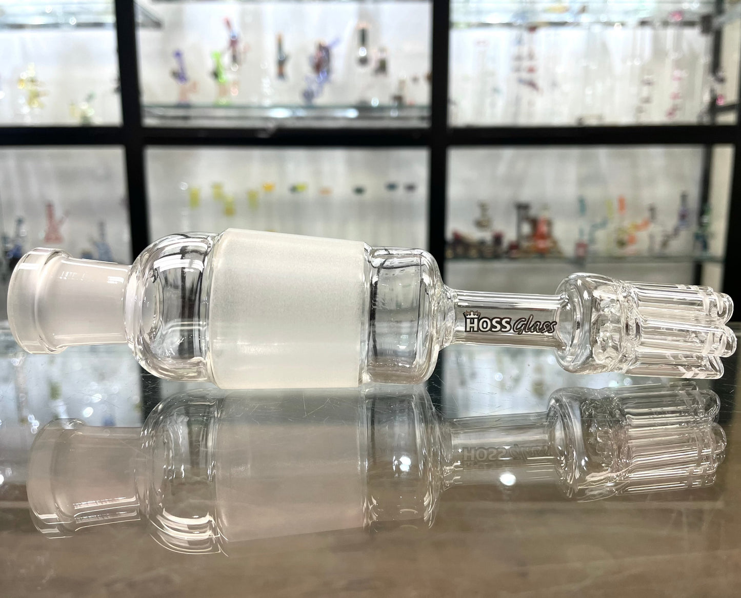 Hoss Downstem 45mm 6Arm 16cm Clear