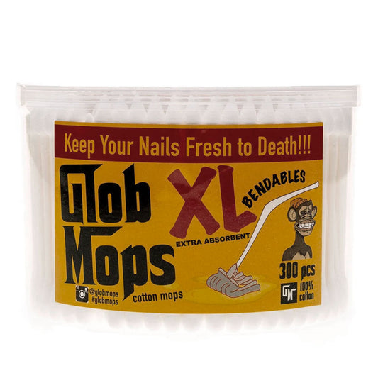 Glob Mops XL Extra Absorbent Bendable Cotton Swabs - Pack of 300