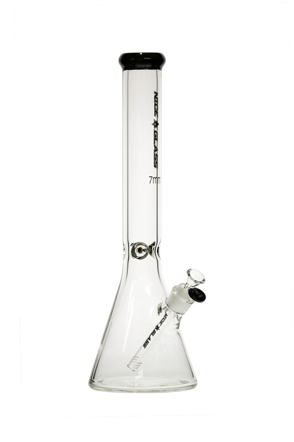 Nice Glass 18" 7mm Classic Beaker