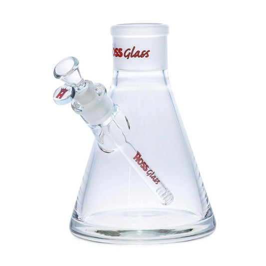 Hoss Glass 8" Beaker Base - Red
