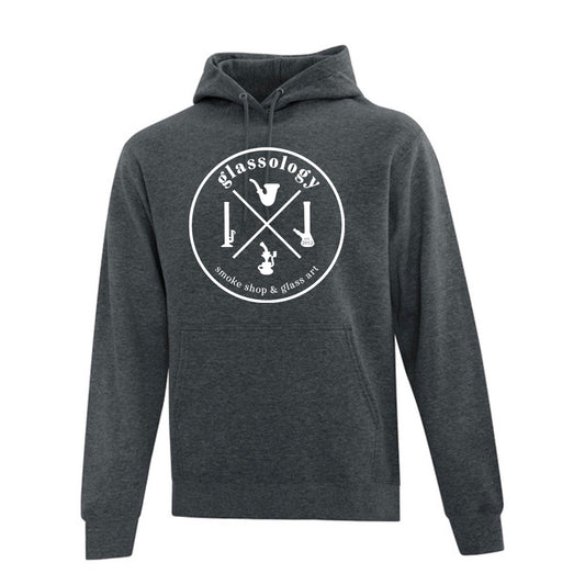 Glassology Hoodie - Dark Heathered Grey