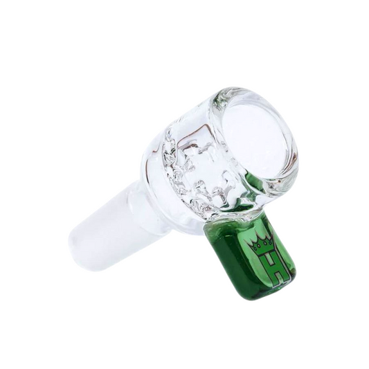 Hoss 14mm 50Cal Screen Bowl - Green Tab