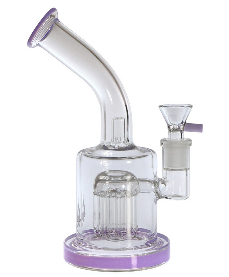 Hydros Bent Back Mini Tube w/ 10 Arm Perc