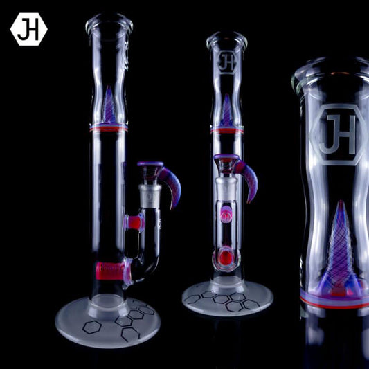 Jhoney Stemline w/ Retti Splash Guard, Single Colour Stemline & Bridge - Neo Opal over Cinnabar