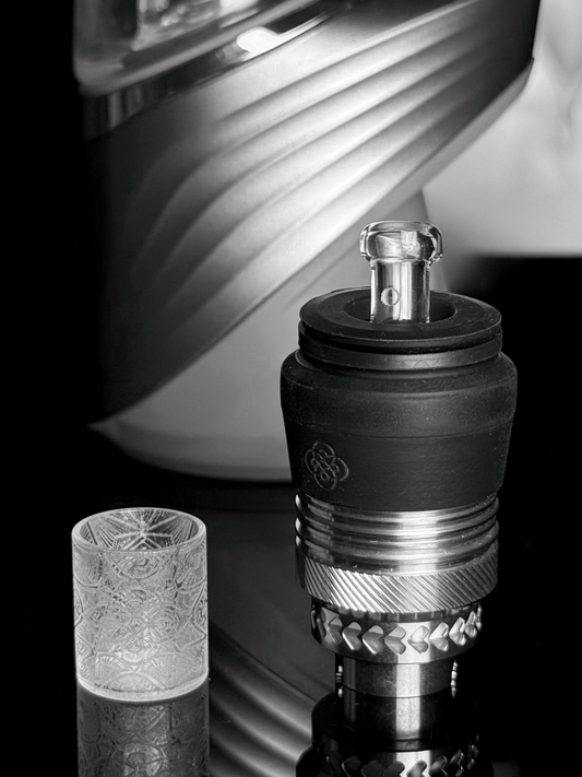 Eternal Quartz EQ3DXL Puffco Pro + Link Compatible Chamber + Lattice Surface Enhanced Insert