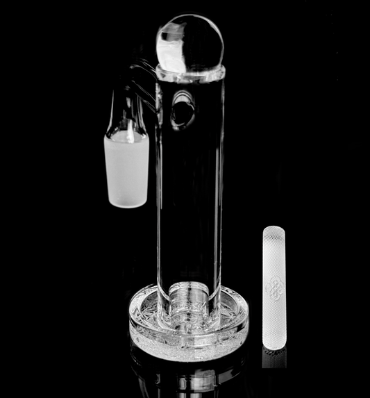 Eternal Quartz Herb Terp Splitter Tower w/ V3 7mmx35mm Lattice SE Pillar & Cap