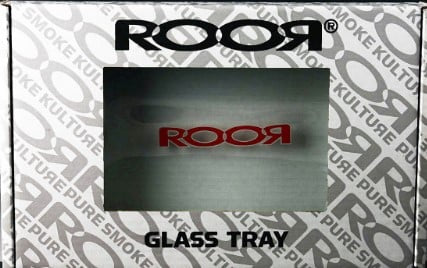 RooR Glass 6" X 10" Rolling Tray