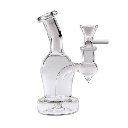 Hydros Glass Clear 14mm Mini Hollow Foot