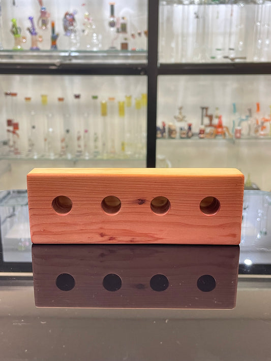 Futo 4 Hole Bowl Stand - 14mm Cedar