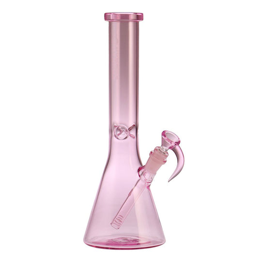 Hydros Glass 13" Full Colour Steeper Beaker - Pink