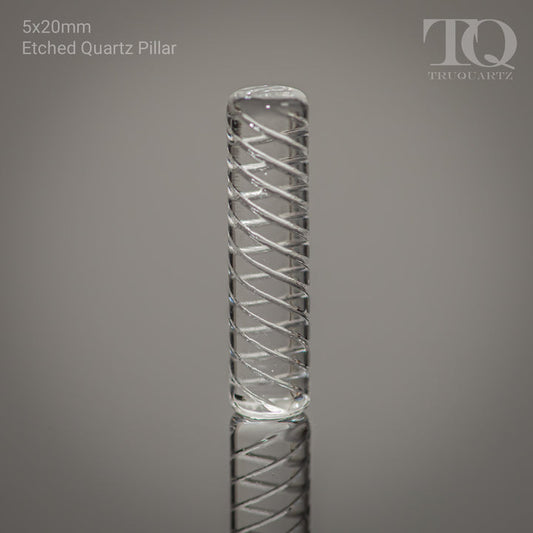 Tru Quartz Etched Slurper Pillar B - 5x20mm