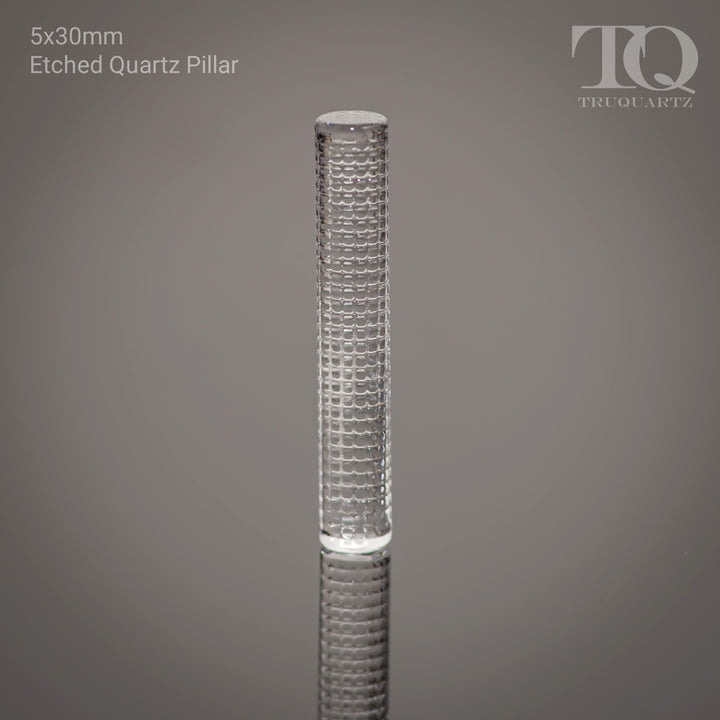 Tru Quartz Etched Slurper Pillar C - 5x30mm