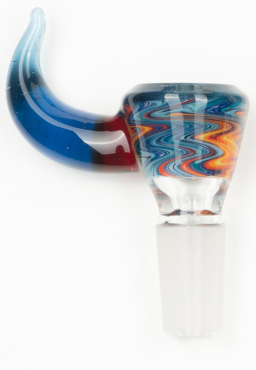 Mooks Glass 14mm 1 Hole Rewig Bowl - 7G