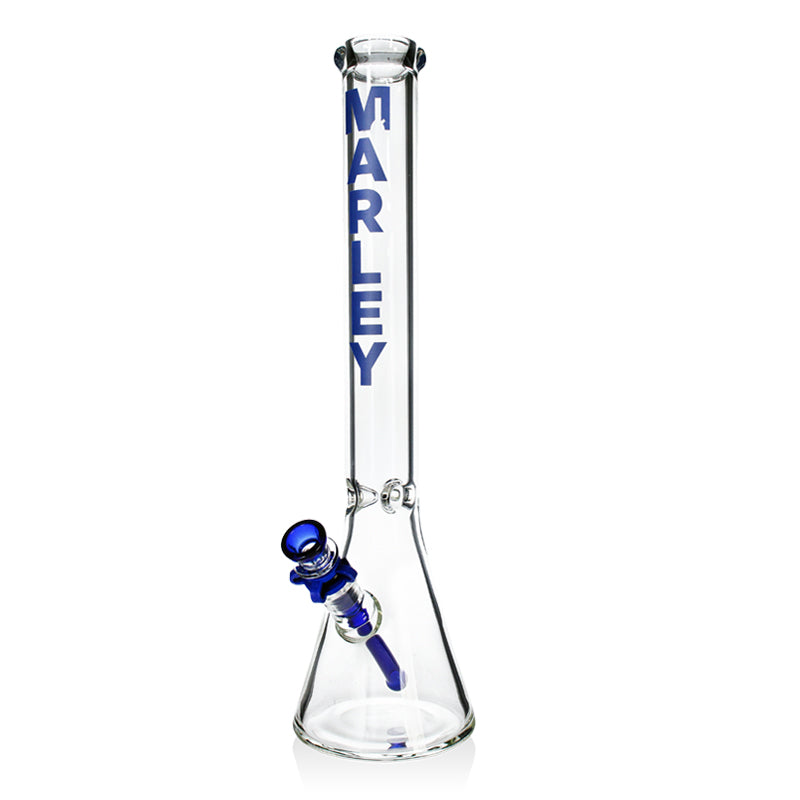 Marley 18" 7mm Beaker w/ Colour Accents