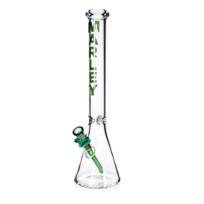 Marley 18" 7mm Beaker w/ Colour Accents