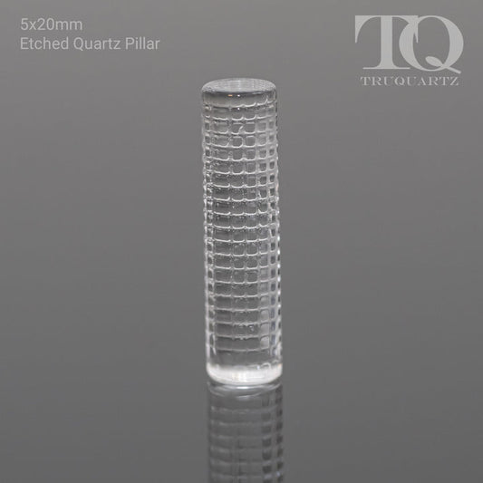 Tru Quartz Etched Slurper Pillar C - 5x20mm