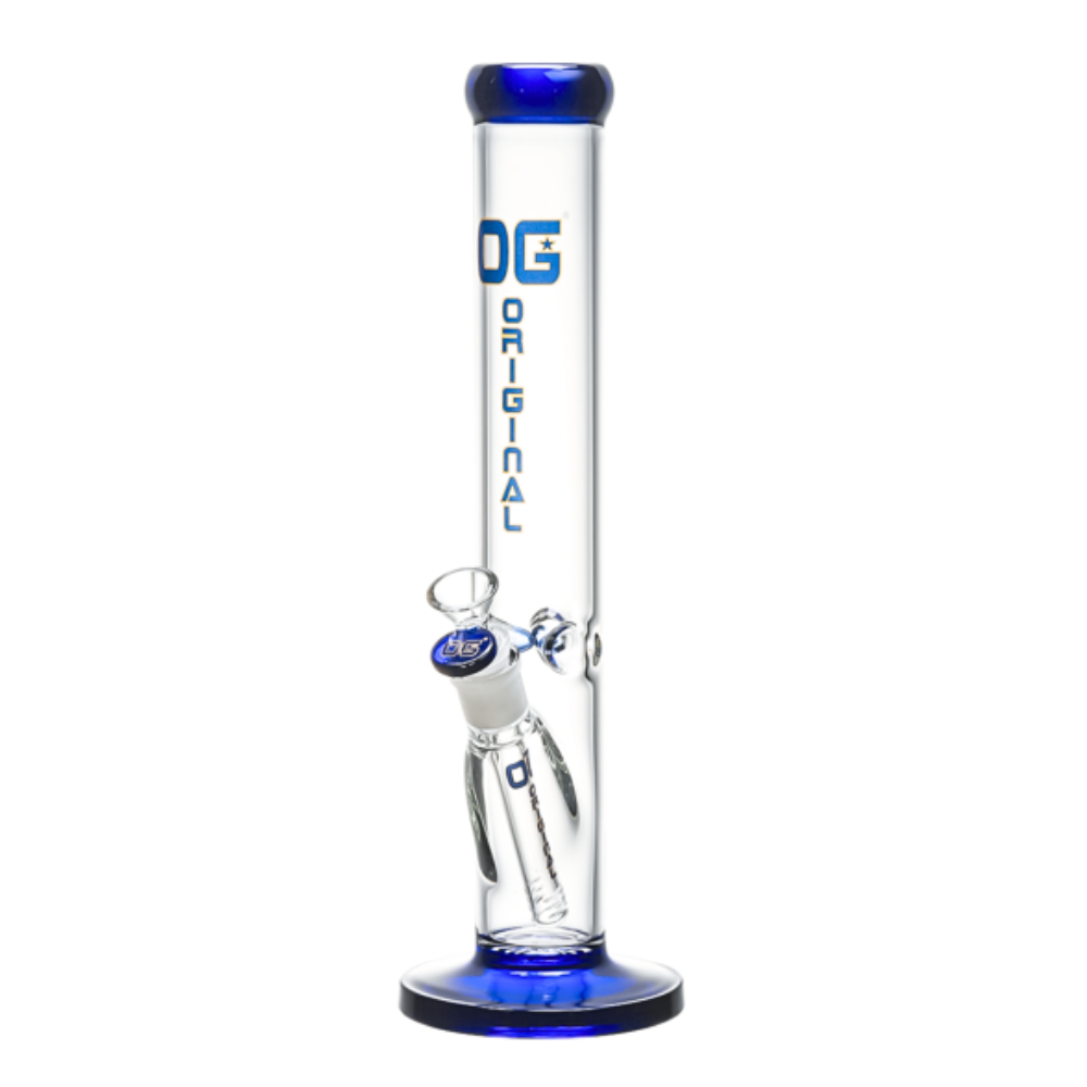OG Original 14" 5mm Colour Accented Straight Tube - Various Colours