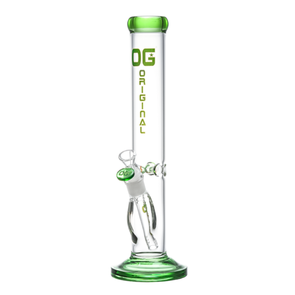 OG Original 14" 5mm Colour Accented Straight Tube - Various Colours