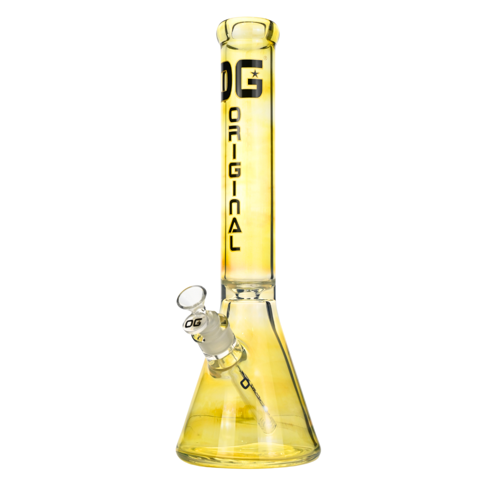 OG Original 16" 9mm Fumed Beaker w/ Colour Accents - Various Colours