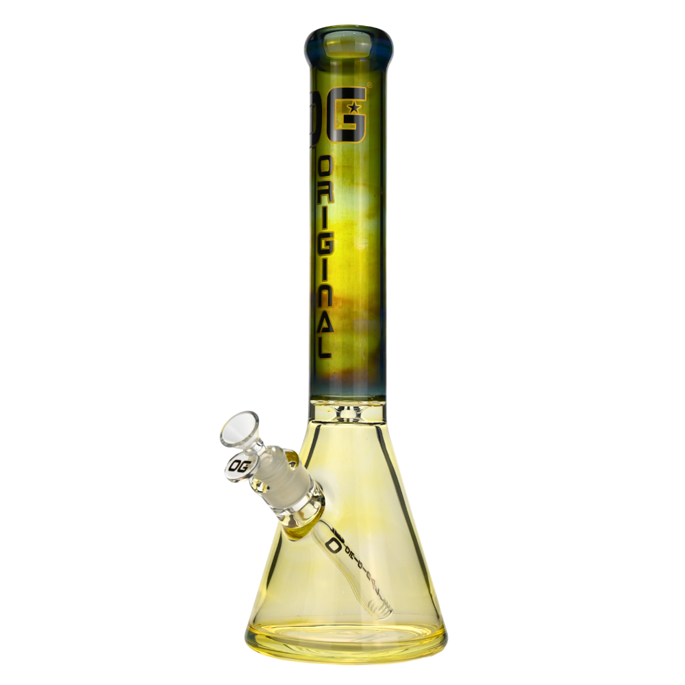 OG Original 16" 9mm Fumed Beaker w/ Colour Accents - Various Colours