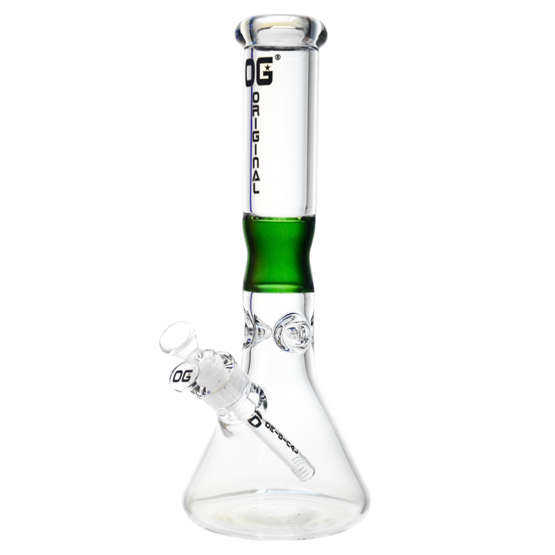 OG Original 14" 7mm Coloured Ring Beaker - Various Colours