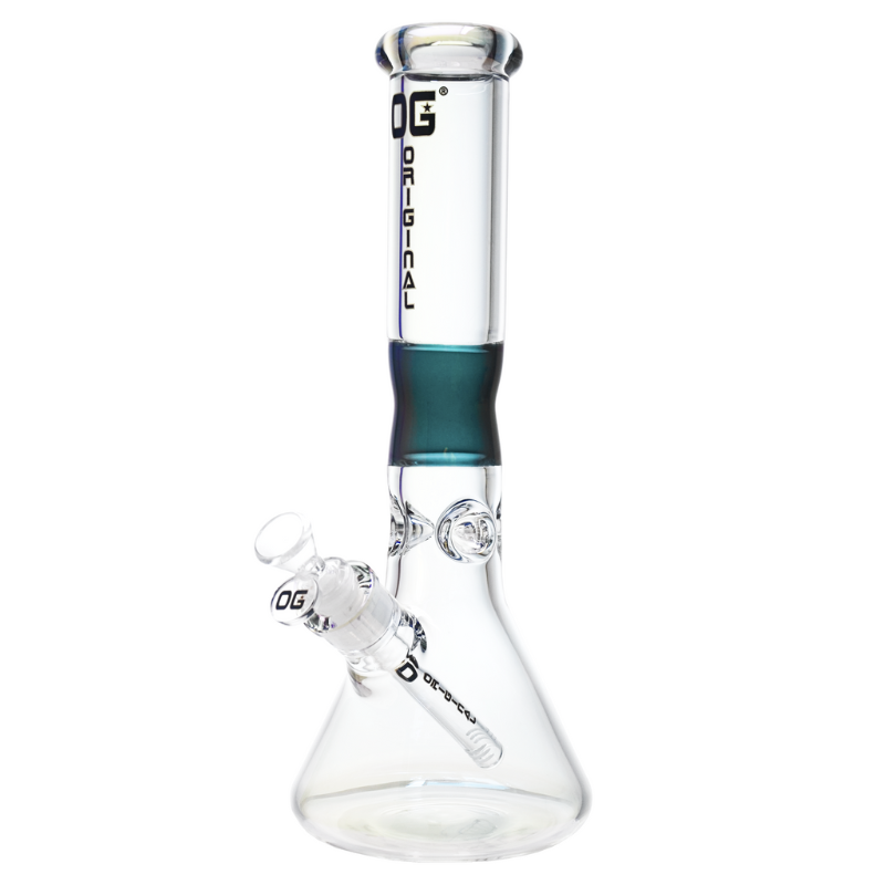 OG Original 14" 7mm Coloured Ring Beaker - Various Colours