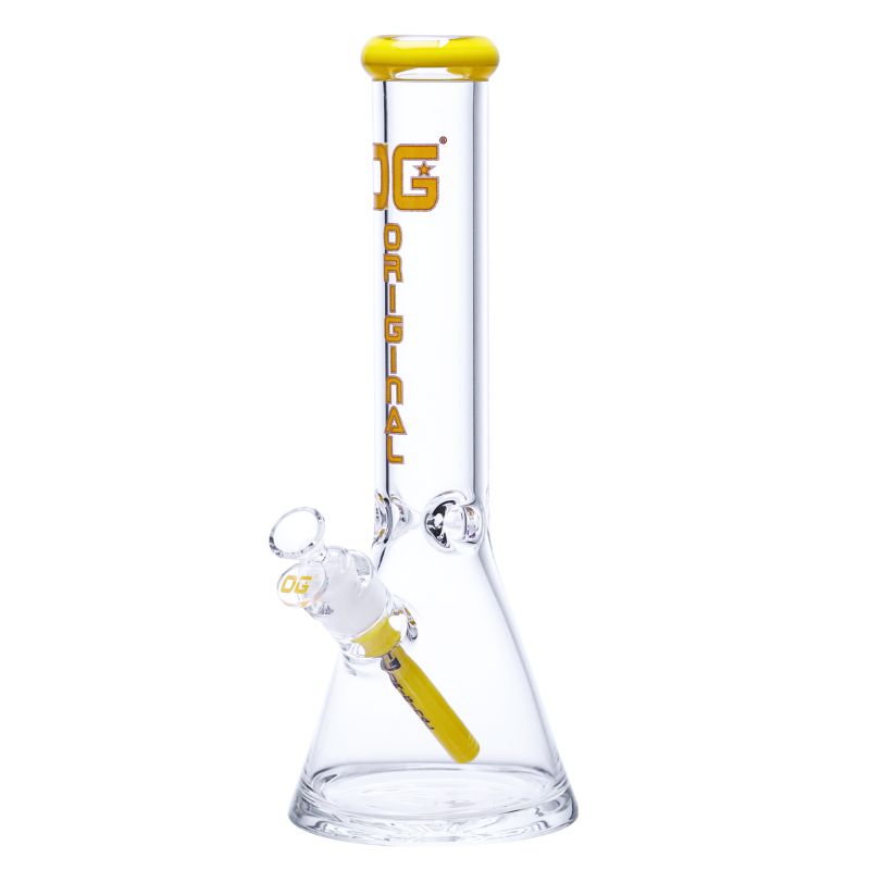 OG Original 14" 7mm Signature Colour Accented Beaker - Various Colours