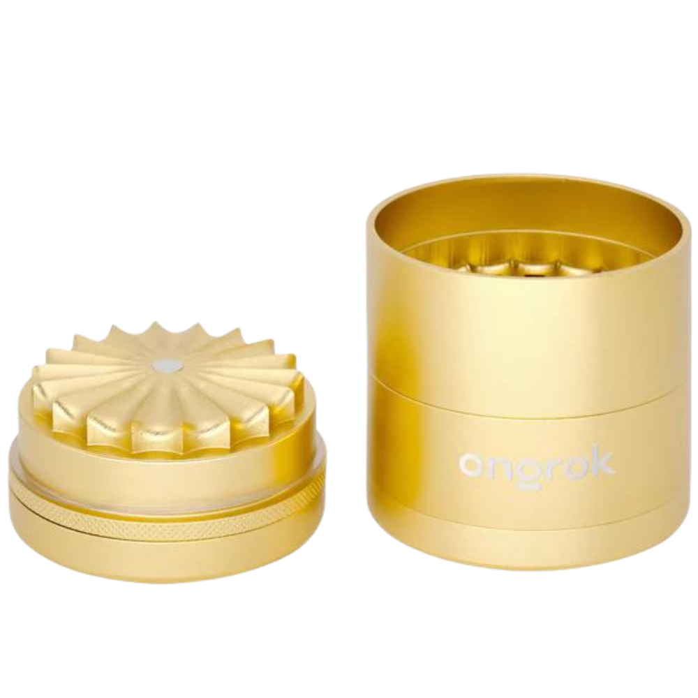 Ongrok 55mm 5pc Flower Petal Toothless Grinder w/ Storage