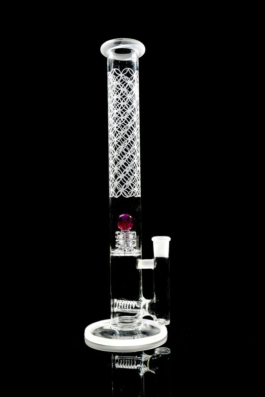 Gnob Glass 44mm 17" Reactor Stemline w/ Sandblasting - 10