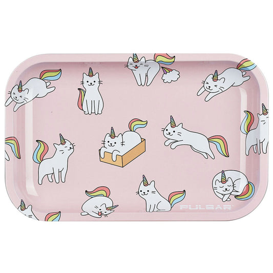 Pulsar 11" x 7" Metal Rolling Tray - Caticorns