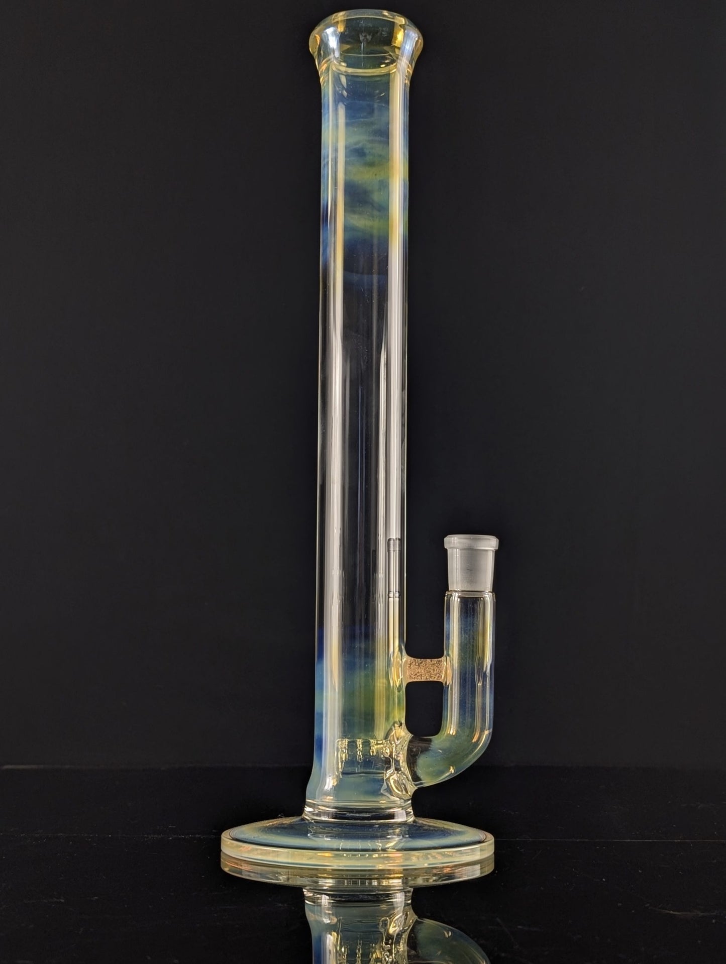 Green Belt Silver Fumed Stemline Tube - PRE-ORDER