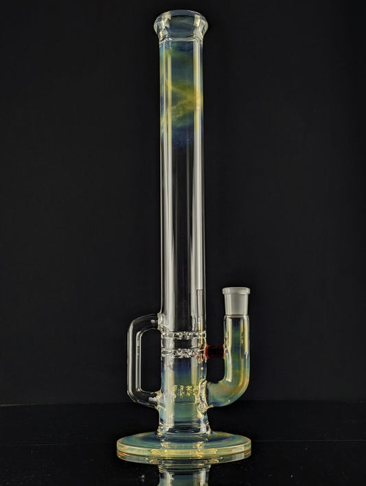 Green Belt Fume Blooper Stemline Tube w/ Drain