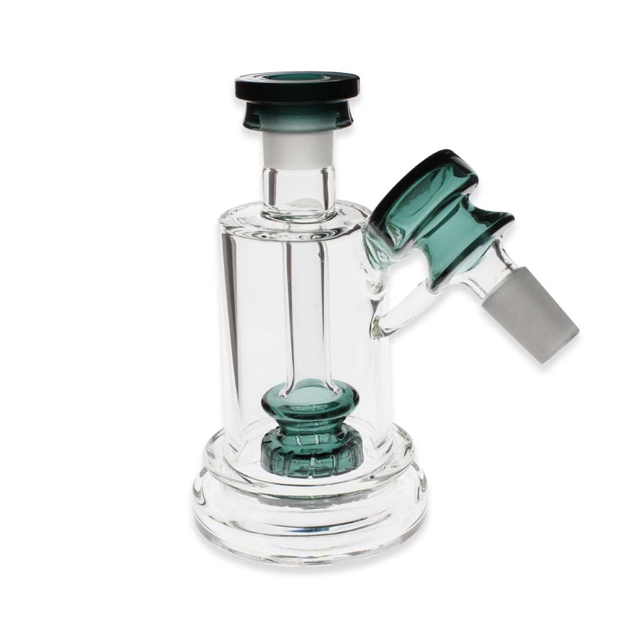 Plain Jane 14mm 45 Degree Thick Bottom Showerhead Ash Catcher - Teal